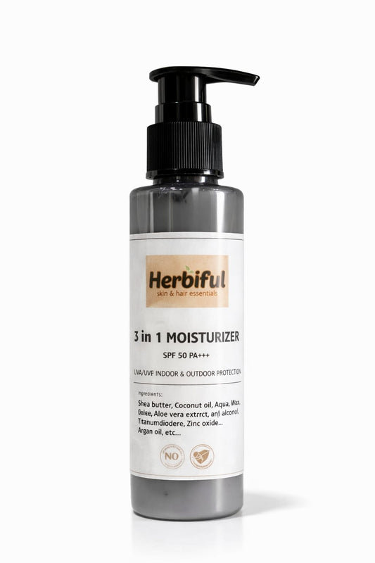 3-in-1 Moisturizer with SPF 50 PA+++ 100ml — Hydrates, Protects & Nourishes