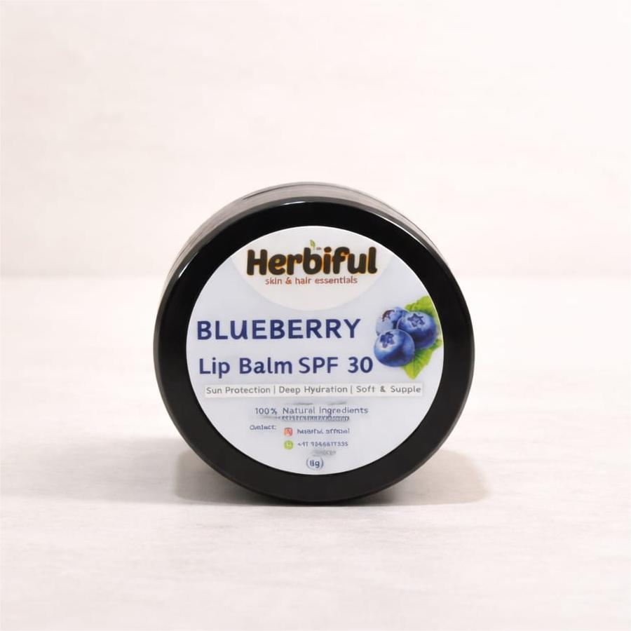Blueberry Lip Balm SPF 30 8gm — Deep Hydration & Sun Protection for Soft, Healthy Lips