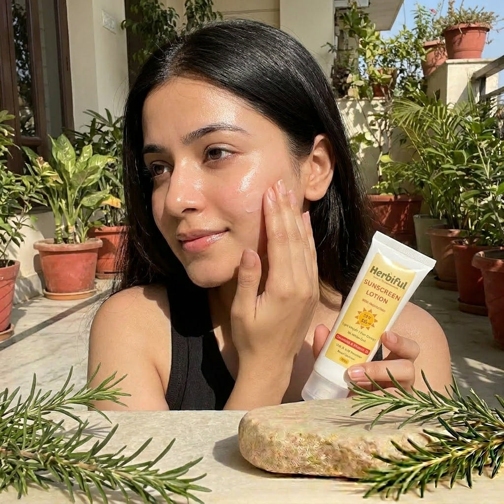 Sunscreen Lotion SPF 50+++ 50gm — Broad Spectrum UVA/UVB Protection with Ceramides & Vitamin B5