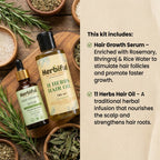 Hairfall Rescue Kit – Hair Growth Serum & 11 Herbs Hair Oil | Herbiful