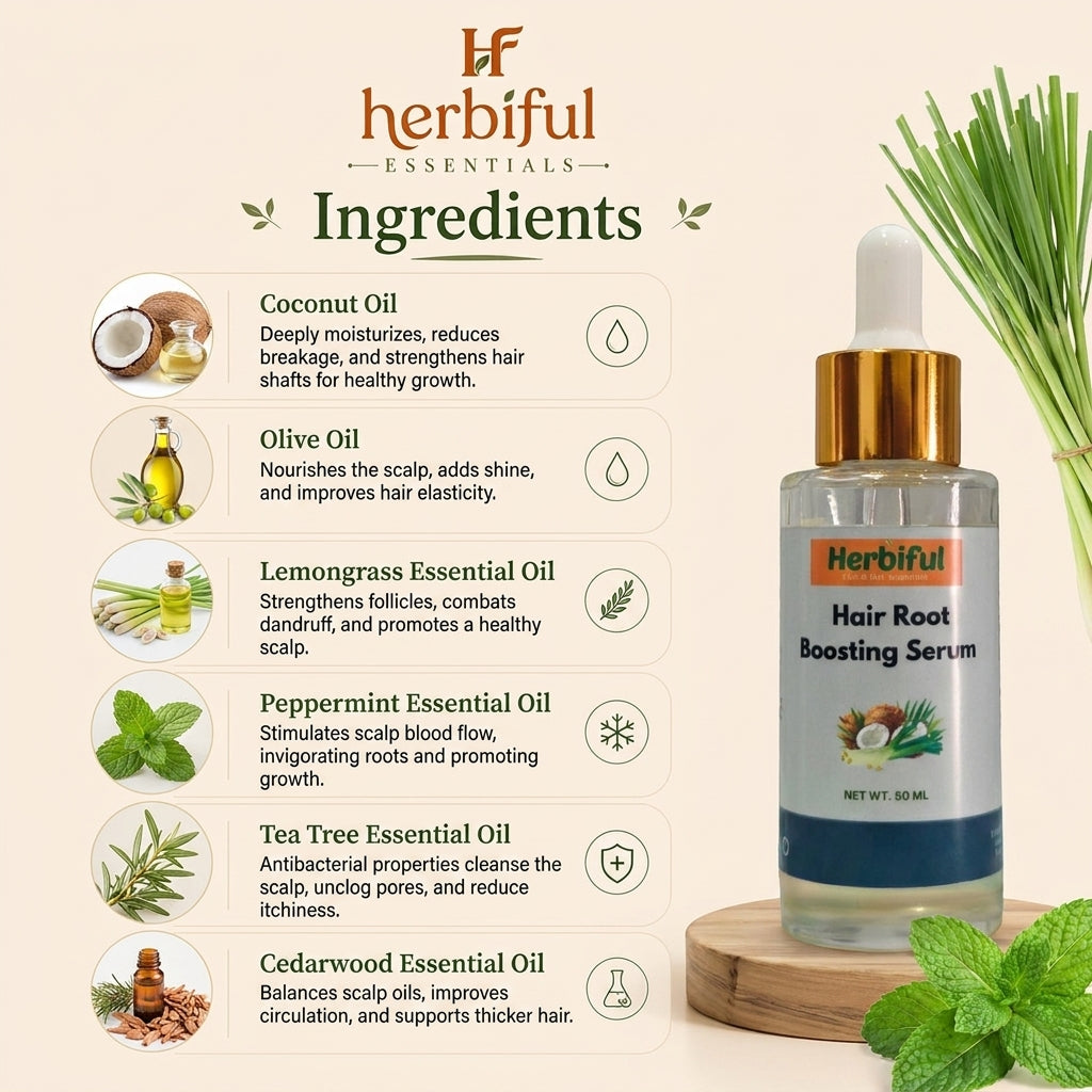 Hair Root Boosting Serum 50ml | Reduces Hair Fall & Promotes Hair Growth