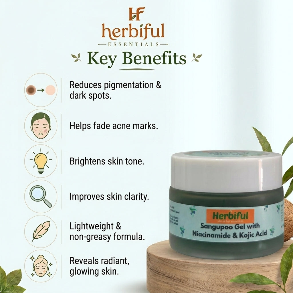 Sangupoo Gel with Niacinamide & Kojic Acid 40gm | Brightening & Pigmentation Care
