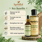 Hairfall Rescue Kit – Hair Growth Serum & 11 Herbs Hair Oil | Herbiful