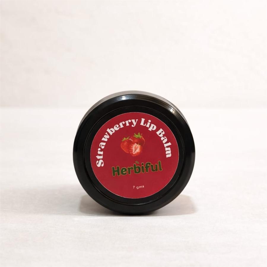 Strawberry Lip Balm 7gm — Nourishing Lip Care with Natural Shine & Deep Hydration