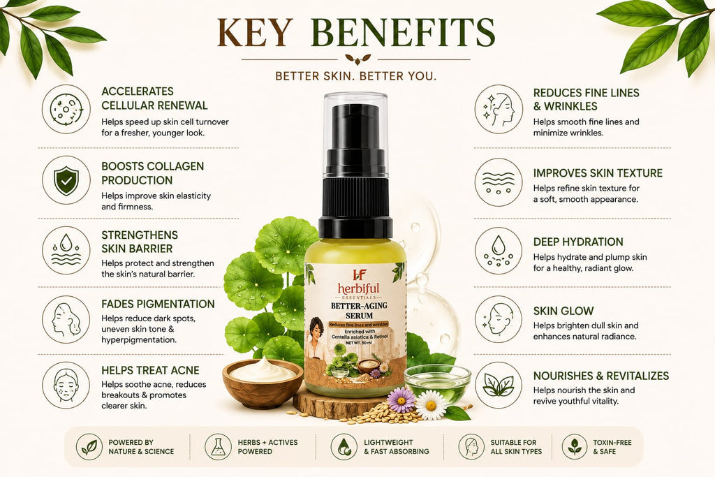 Better-Aging Serum 30ml | Advanced Retinol & Centella Formula For Smoother, Firmer & Healthier Looking Skin