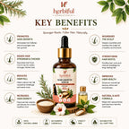 Hair Growth Serum 50ml | Rosemary, Bhringraj, Rice Water & Caffeine Hair Serum Supports Hair Growth, Stronger Roots & Healthier Looking Hair