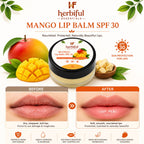 Mango Lip Balm SPF 30 8g | Sun Protection, Deep Hydration & Nourishing Lip Care With Mango Butter, Shea Butter, Cocoa Butter & Vitamin E