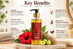 Herbiful Essentials Hibiscus + Vetiver Anti-Dandruff Shampoo | 200 ml