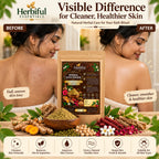 Herbiful Essentials Herbal Bath Powder | Ayurvedic Bath & Body Care | 100g