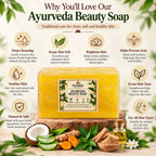 Herbiful Essentials Ayurveda Beauty Soap | Ayurvedic Bath & Body Care | 100g