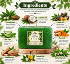 Herbiful Essentials Pure Neem Soap | Ayurvedic Herbal Bath & Body Care | 100g