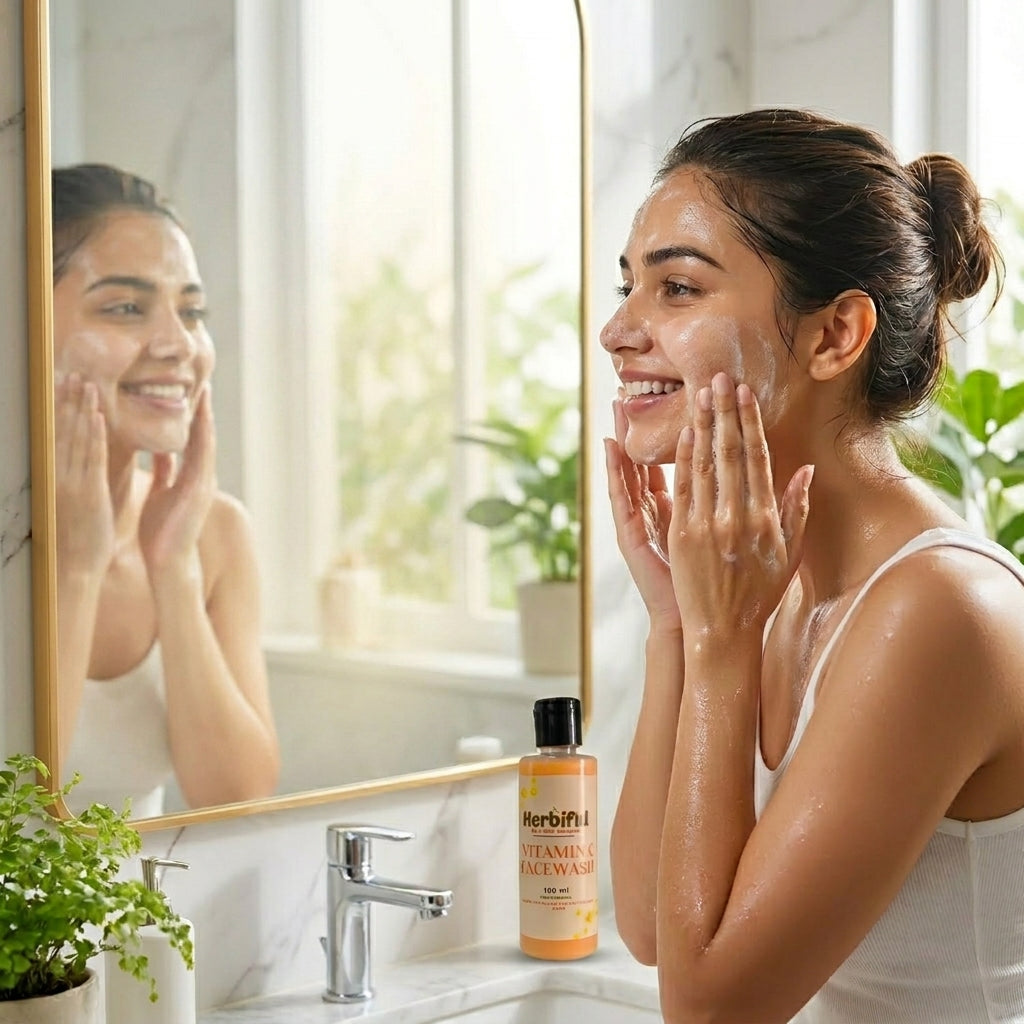 Vitamin C Brightening Facewash 100ml — Gentle Cleanse for Fresh, Glowing Skin